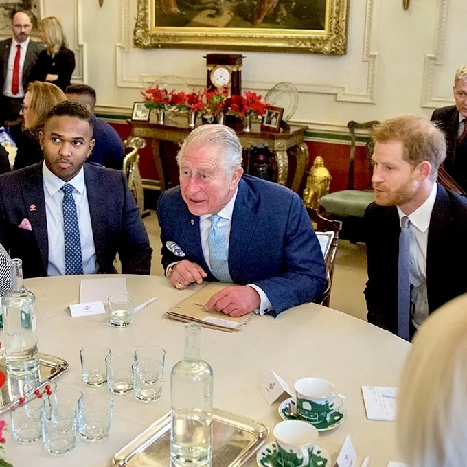 Round table with HM King Charles III and Prince Harry