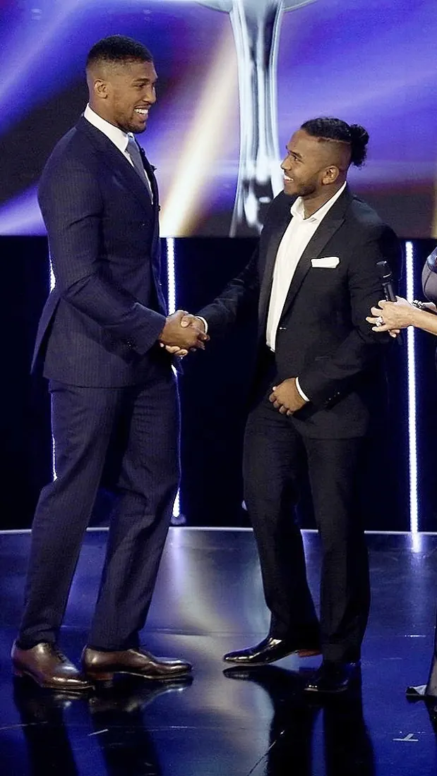 Pride of Britain Awards 2018, with Anthony Joshua