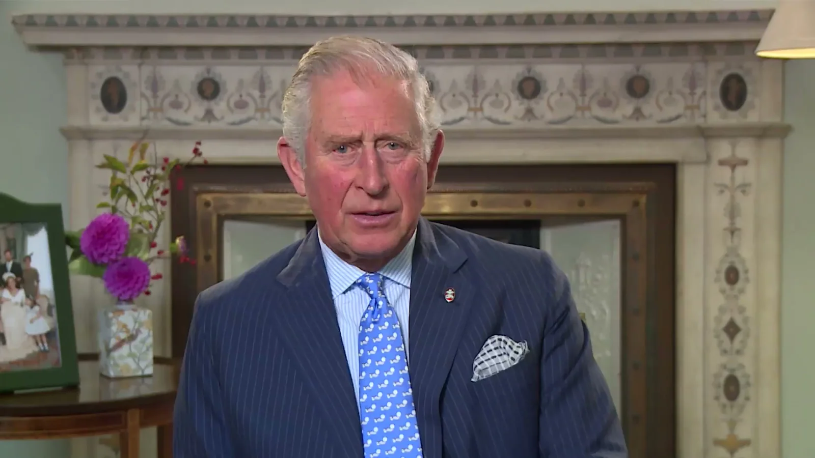 HM King Charles III speaking about Omar Sharif's Pride of Britain award
